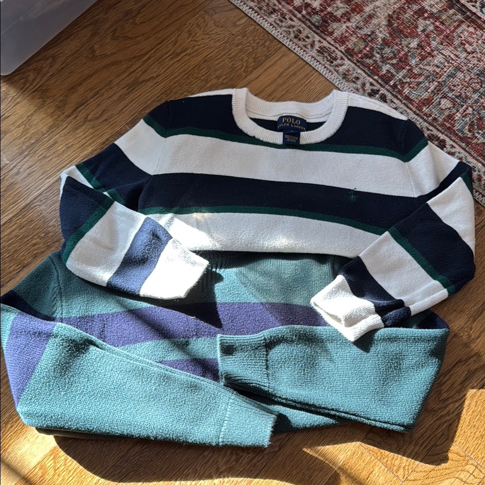 Polo by Ralph Lauren kids Crewneck Sweater & Gap Kids Green Sweater